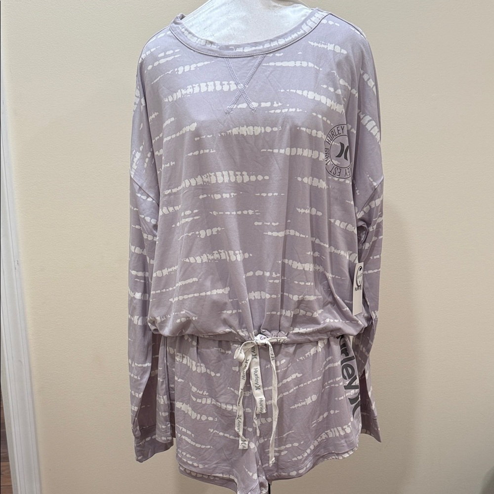 NWT - Hurley Lavender Tie-Dye Pajama Set (sz - XL)
